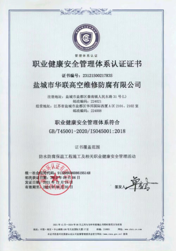 健康體系認證